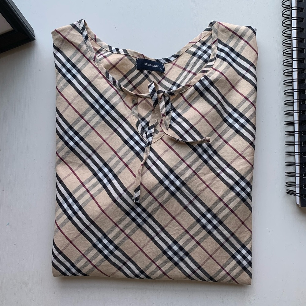 Burberry nova check top